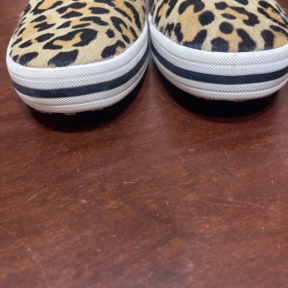 Keds X Kate Spade New York shoes Double Decker Leopard Print Calf Hair Mules 8 - Picture 2 of 11